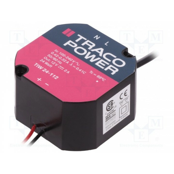 Блок питания импульсный TRACO POWER TIW 24-112 (TIW24-112)