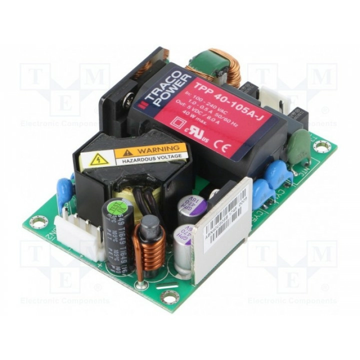 Блок питания импульсный 40Вт TRACO POWER TPP 40-105A-J (TPP40-105A-J)
