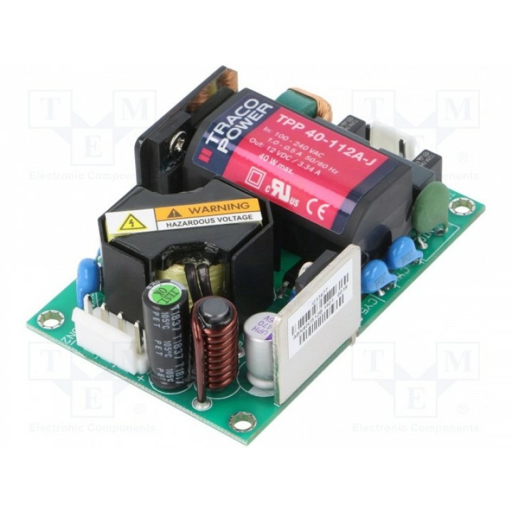 Блок питания импульсный 40Вт TRACO POWER TPP 40-112A-J (TPP40-112A-J)