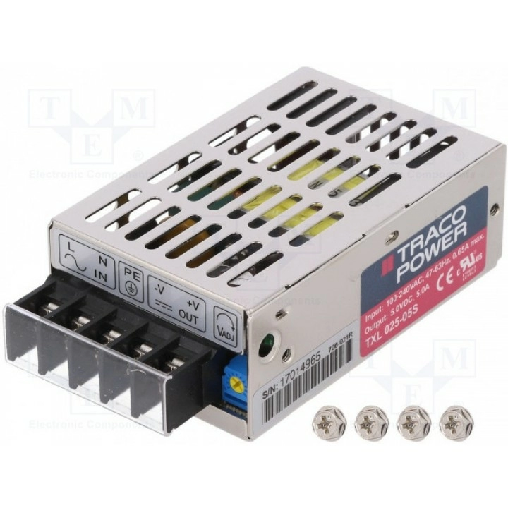 Блок питания импульсный TRACO POWER TXL 025-05S (TXL025-05S)