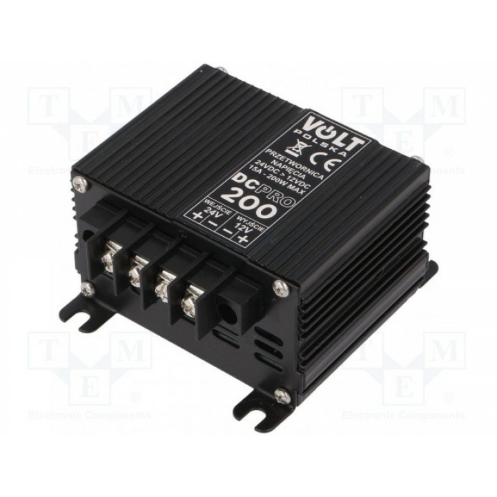 Блок питания инвертор VOLT POLSKA DC PRO 200 2412V 15A (DC200-24-12-PRO)