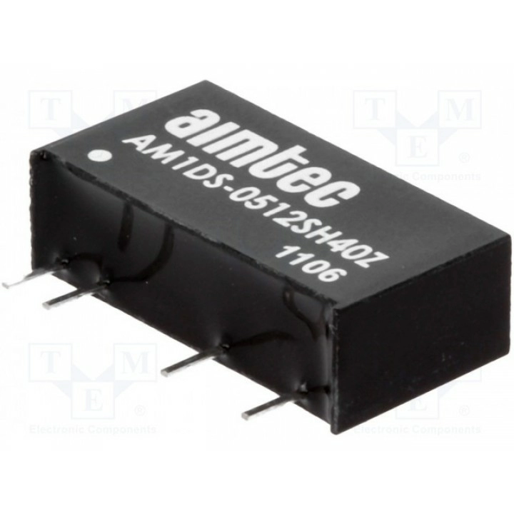 Преобразователь DC/DC 1Вт AIMTEC AM1DS-0512SH40Z (AM1DS-0512SH40Z)