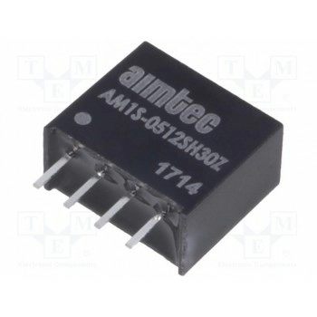 Преобразователь DC/DC 1Вт AIMTEC AM1S-0512SH30Z