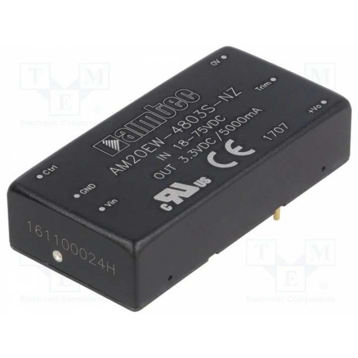 Преобразователь DC/DC 20Вт AIMTEC AM20EW-4803S-NZ (AM20EW-4803S-NZ)