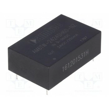 Преобразователь DC/DC 6Вт AIMTEC AM6TW-2424SH60-NZ