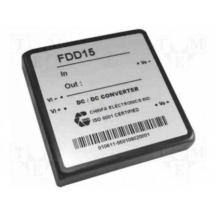 Преобразователь DC/DC 15Вт CHINFA ELECTRONICS FDD15-15S2 (FDD15-15S2)
