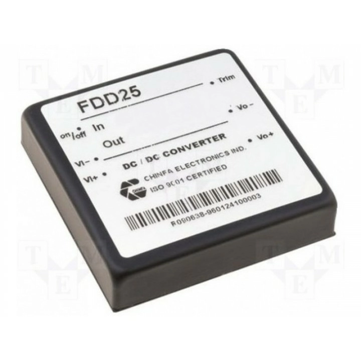 Преобразователь DC/DC 20Вт CHINFA ELECTRONICS FDD25-03S2 (FDD25-03S2)