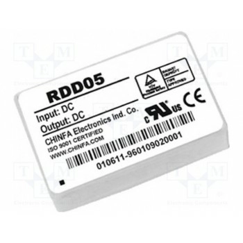 Преобразователь DC/DC 6Вт CHINFA ELECTRONICS RDD05-12S5U