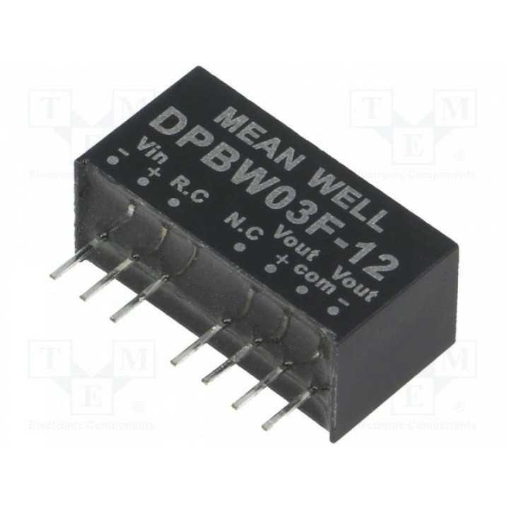 Преобразователь DC/DC MEAN WELL DPBW03F-12 (DPBW03F-12)