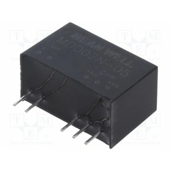 Преобразователь DC/DC 2Вт MEAN WELL MDD02N-05