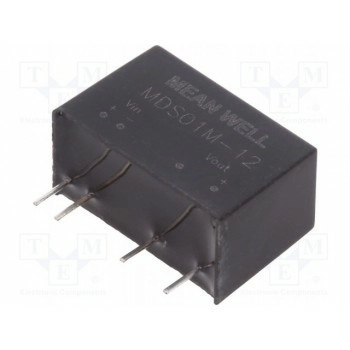 Преобразователь DC/DC MEAN WELL MDS01M-12