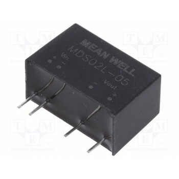 Преобразователь DC/DC 2Вт MEAN WELL MDS02L-05