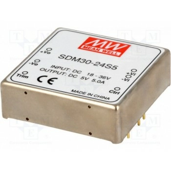 Преобразователь DC/DC 25Вт MEAN WELL SDM30-24S5