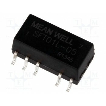 Преобразователь DC/DC 1Вт MEAN WELL SFT01L-05