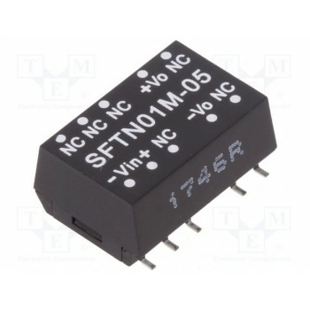 Преобразователь DC/DC 1Вт MEAN WELL SFTN01M-05