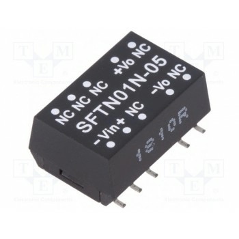 Преобразователь DC/DC 1Вт MEAN WELL SFTN01N-05