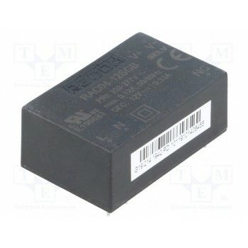 Преобразователь AC/DC 4Вт RECOM RAC04-12SGB