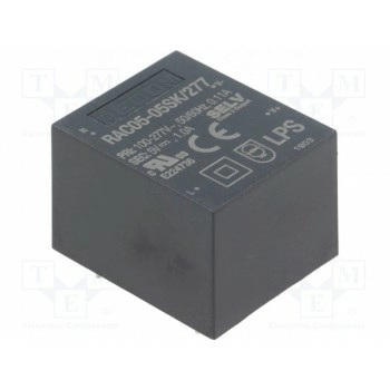 Преобразователь AC/DC 5Вт RECOM RAC05-05SK-277