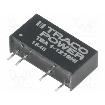 Преобразователь DC/DC 1Вт TRACO POWER TBA1-1219HI