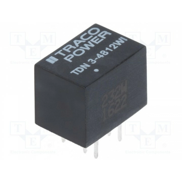 Преобразователь DC/DC TRACO POWER TDN 3-4812WI (TDN3-4812WI)