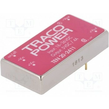 Преобразователь DC/DC 20Вт TRACO POWER TEN20-2411