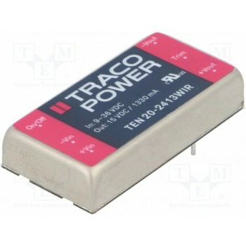 Преобразователь DC/DC 20Вт TRACO POWER TEN20-2413WIR