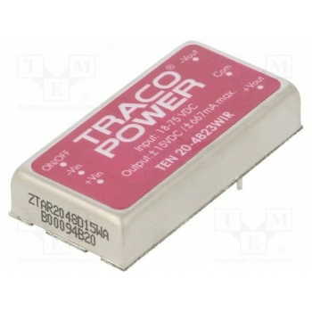 Преобразователь DC/DC TRACO POWER TEN20-4823WIR