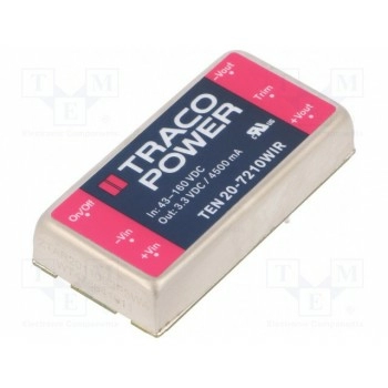 Преобразователь DC/DC TRACO POWER TEN20-7210WIR