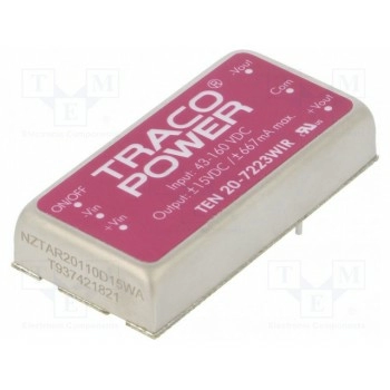 Преобразователь DC/DC TRACO POWER TEN20-7223WIR