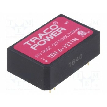 Преобразователь DC/DC 6Вт TRACO POWER TEN6-1211N