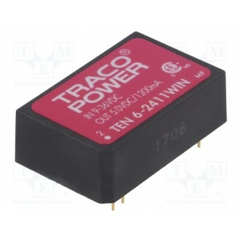 Преобразователь DC/DC 6Вт TRACO POWER TEN6-2411WIN