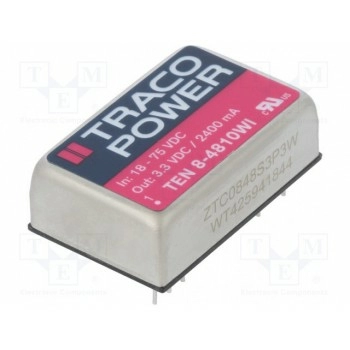 Преобразователь DC/DC 8Вт TRACO POWER TEN8-4810WI