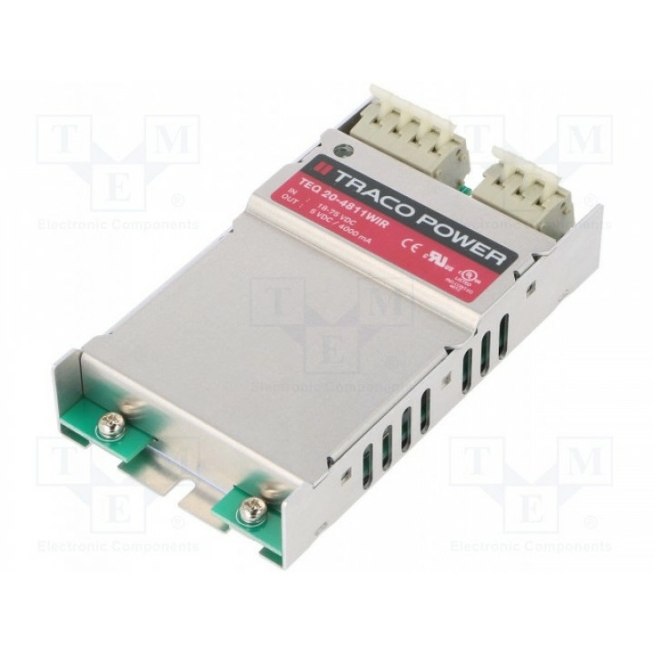Преобразователь DC/DC 20Вт TRACO POWER TEQ 20-4811WIR (TEQ20-4811WIR)