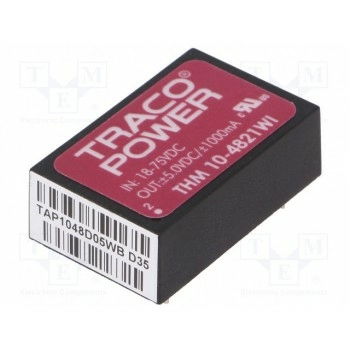 Преобразователь DC/DC TRACO POWER THM10-4821WI