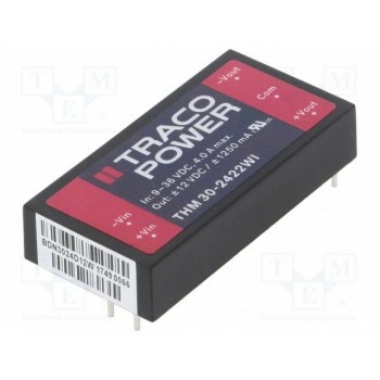 Преобразователь DC/DC TRACO POWER THM30-2422WI