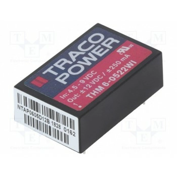 Преобразователь DC/DC TRACO POWER THM6-0522WI