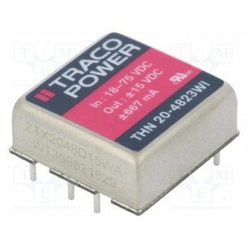 Преобразователь DC/DC TRACO POWER THN20-4823WI