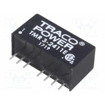 Преобразователь DC/DC 3Вт TRACO POWER TMR3-2411E