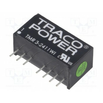 Преобразователь DC/DC 3Вт TRACO POWER TMR3-2411WI