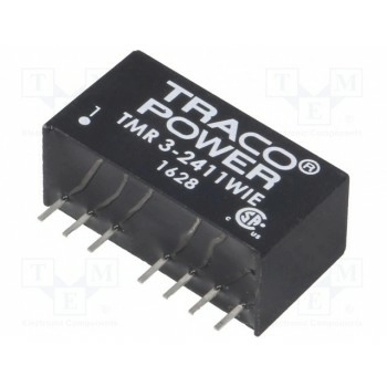 Преобразователь DC/DC 3Вт TRACO POWER TMR3-2411WIE