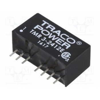 Преобразователь DC/DC 3Вт TRACO POWER TMR3-2412E
