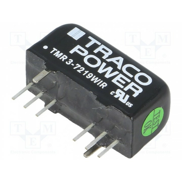 Преобразователь DC/DC 3Вт TRACO POWER TMR 3-7219WIR (TMR3-7219WIR)