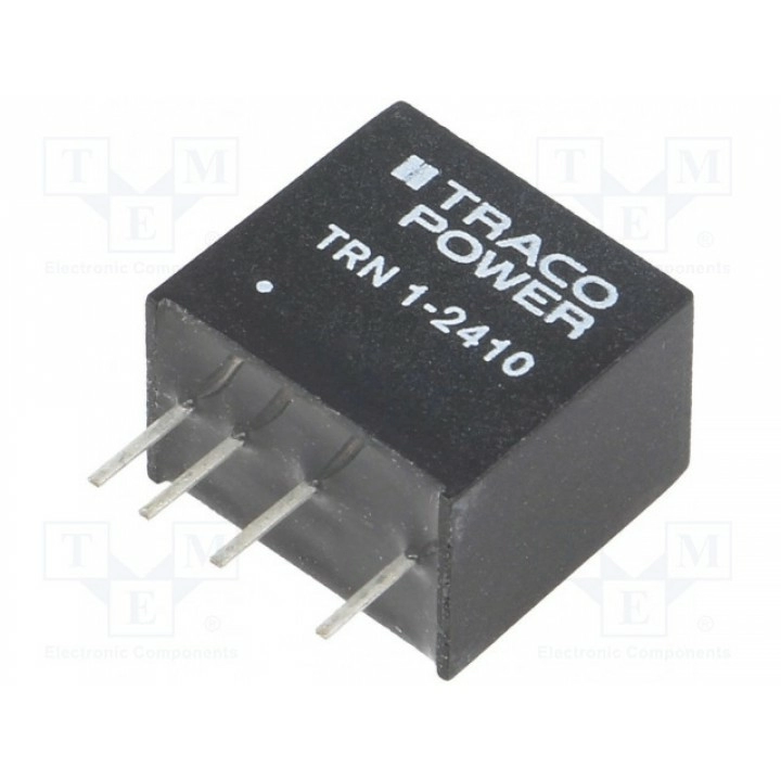 Преобразователь DC/DC 1Вт TRACO POWER TRN 1-2410 (TRN1-2410)