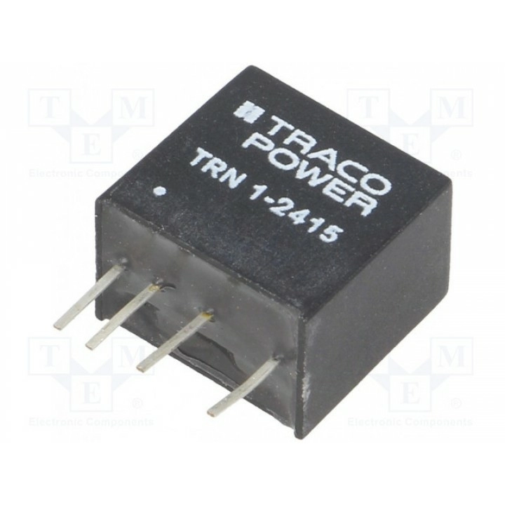Преобразователь DC/DC 1Вт TRACO POWER TRN 1-2415 (TRN1-2415)