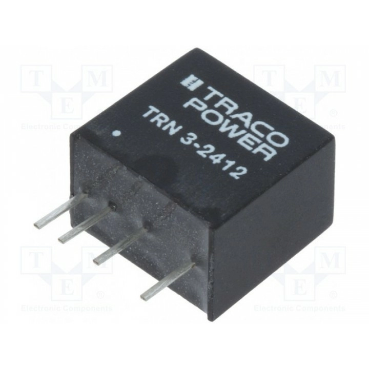 Преобразователь DC/DC 3Вт TRACO POWER TRN 3-2412 (TRN3-2412)
