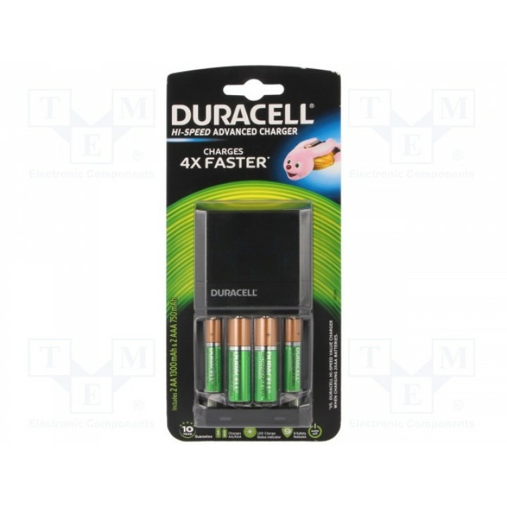 Зарядустр микропроцессорное DURACELL CEF27 2XAA 2XAAA (CEF27)