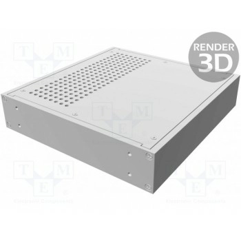 Корпус стандарта 19" HAMMOND HM-RM1U0808VBK