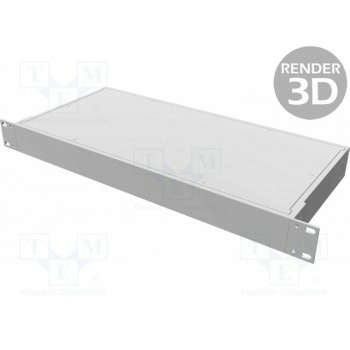 Корпус стандарта 19" HAMMOND HM-RM1U1908SBK