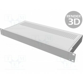 Корпус стандарта 19" HAMMOND HM-RM1U1908VBK