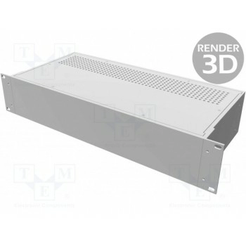 Корпус стандарта 19" HAMMOND HM-RM2U1908VBK
